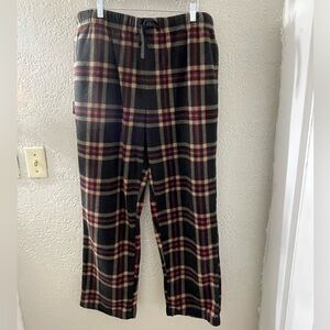 Avalanche Men’s Checkered‎ Pajamas- Black, Red, Beige Size XLARGE